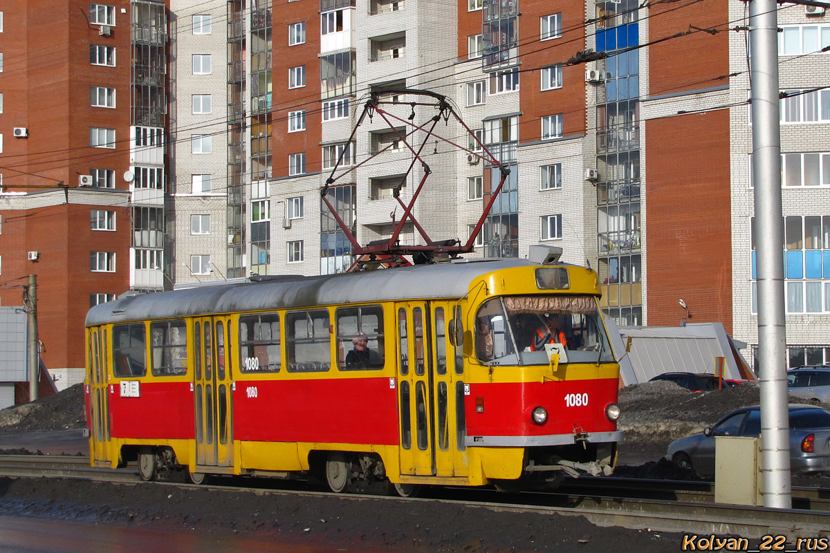 Барнаул, Tatra T3SU № 1080 Барнаул, Tatra T3SU № 1080