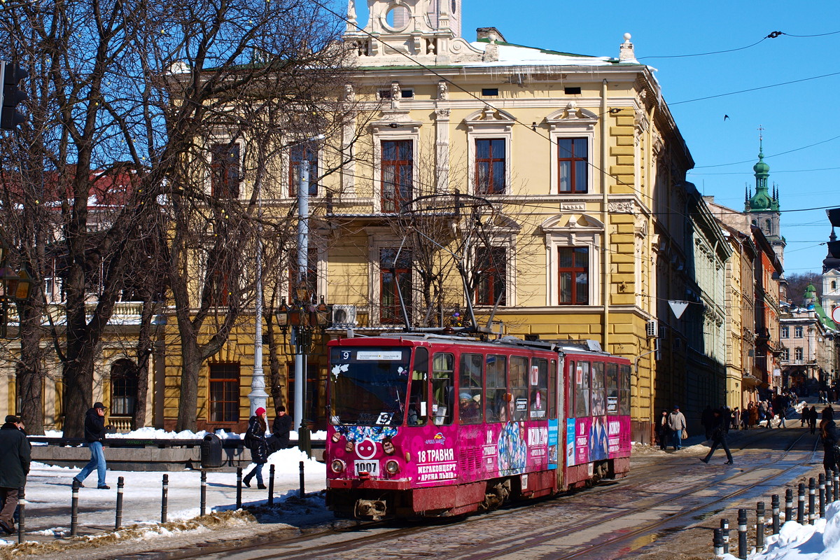 Львов, Tatra KT4SU № 1007