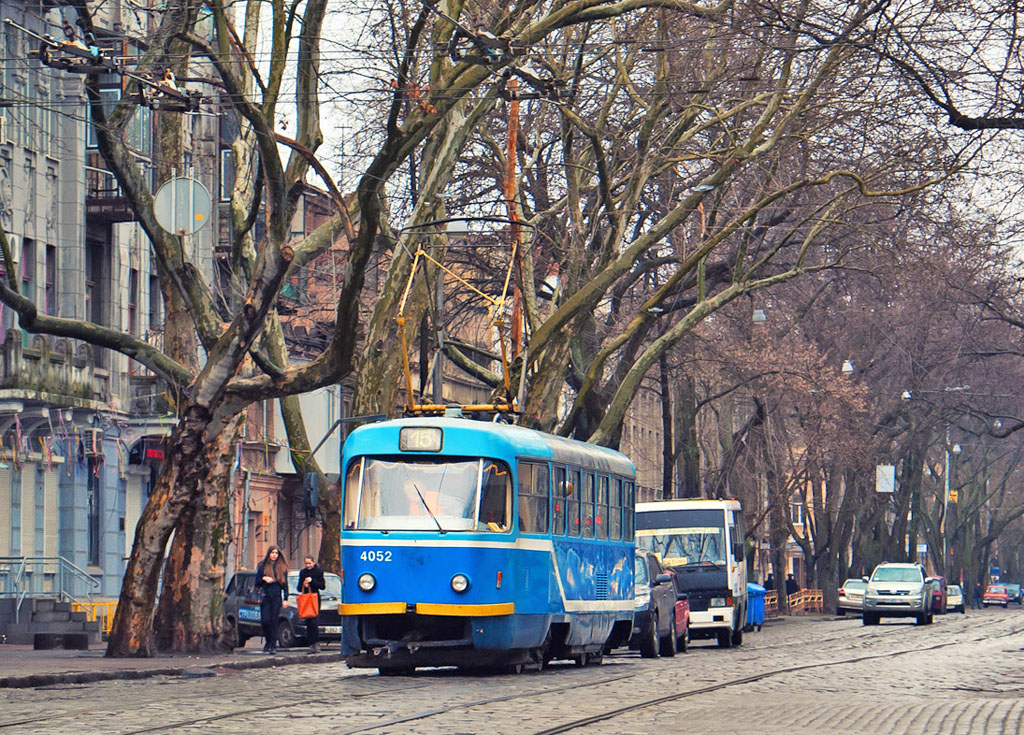 Одесса, Tatra T3R.P № 4052