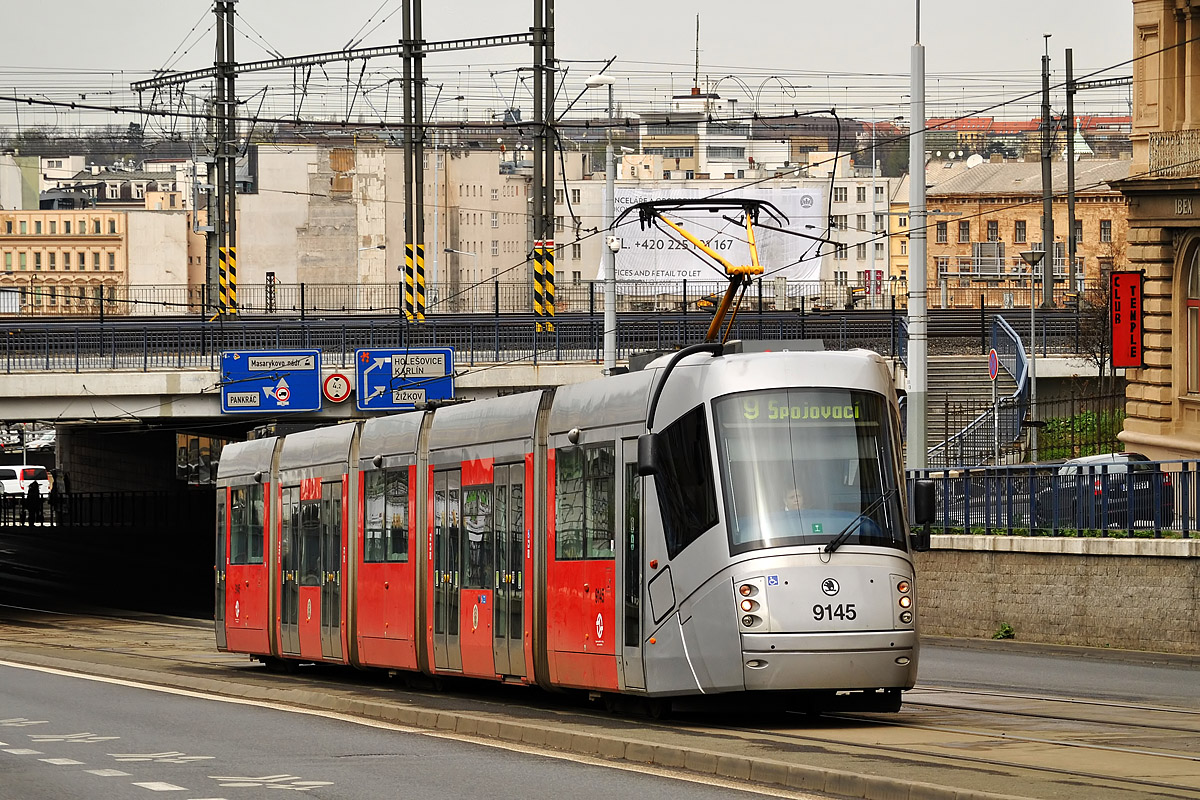 Прага, Škoda 14T Elektra № 9145