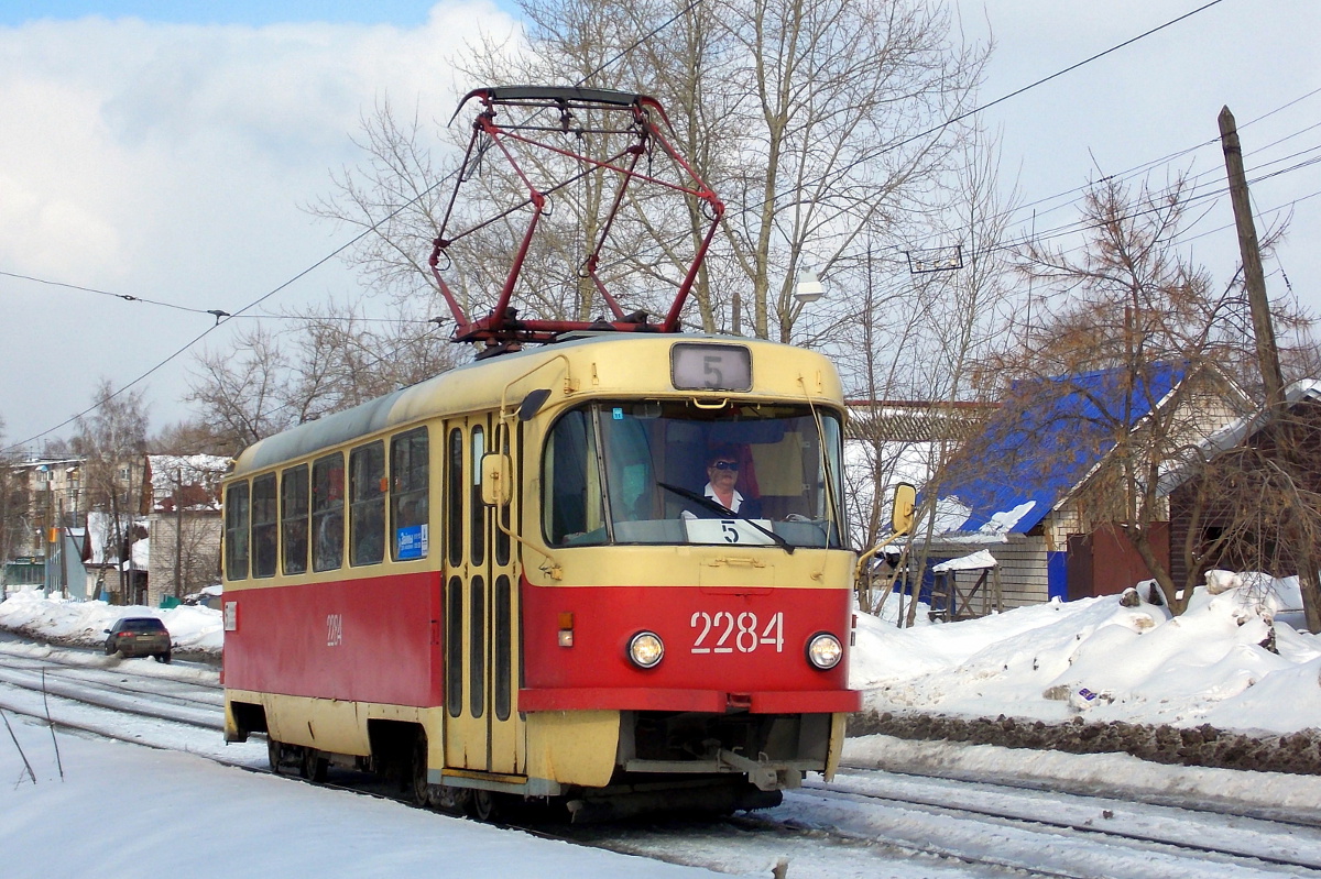 Ижевск, Tatra T3SU (двухдверная) № 2284