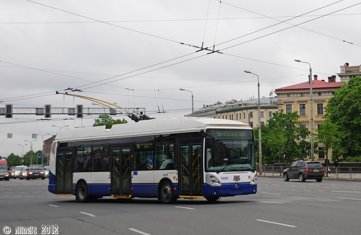 Ryga, Škoda 24Tr Irisbus Citelis Nr 18285 Ryga, Škoda 24Tr Irisbus Citelis Nr 18285