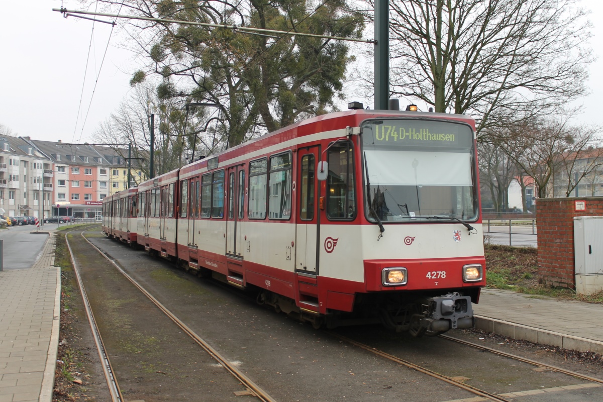 Дюссельдорф, Duewag B80D № 4278