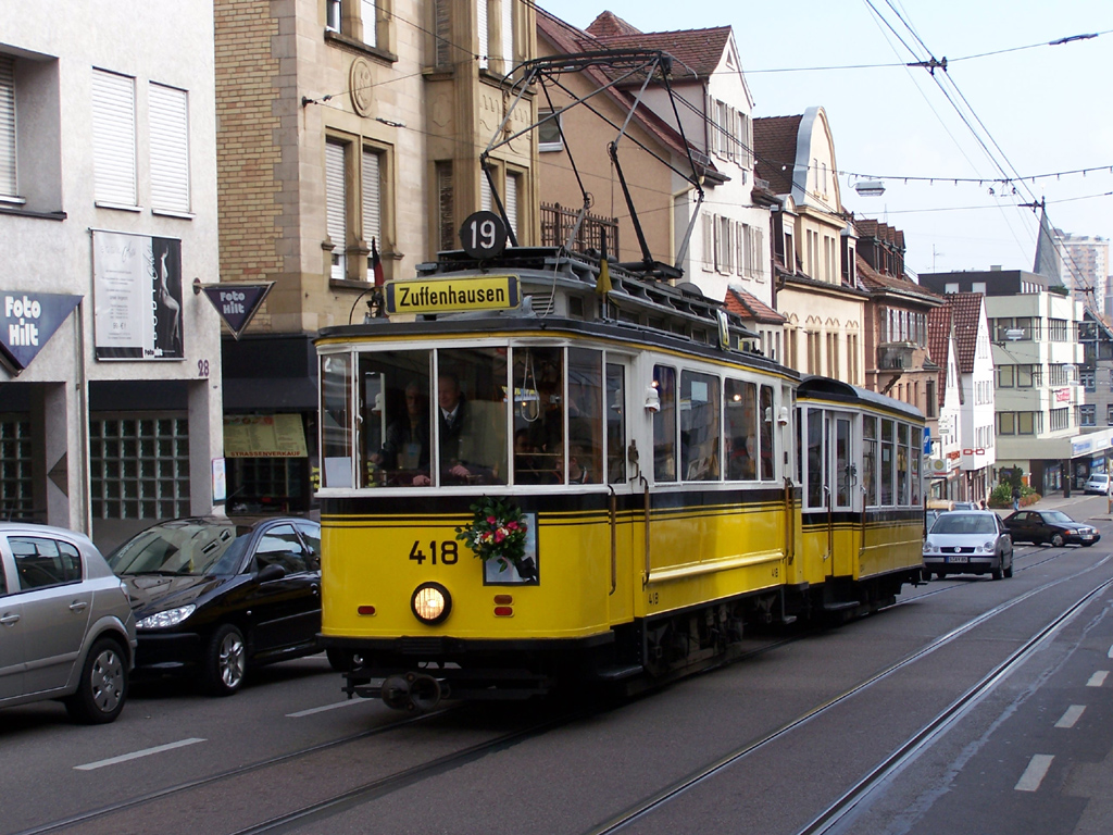 Штутгарт, Двухосный моторный Esslingen № 418 Штутгарт, Двухосный моторный Esslingen № 418