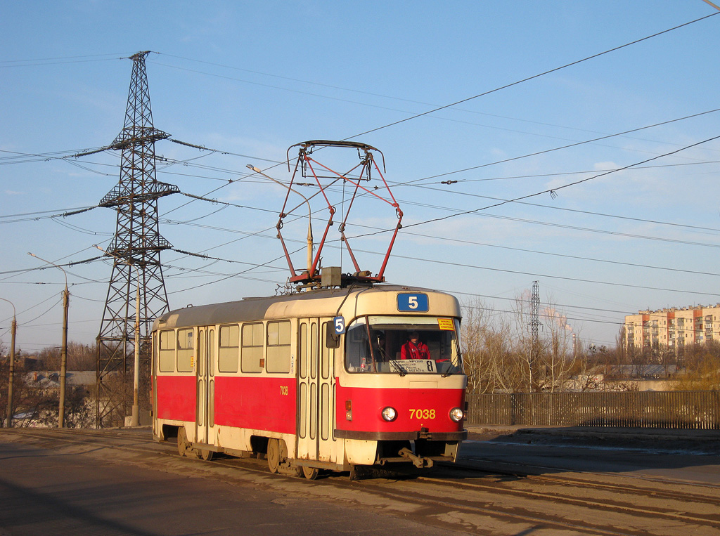 Харьков, Tatra T3SUCS № 7038