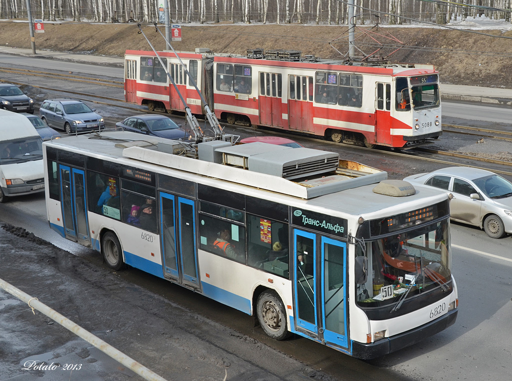 Санкт-Петербург, ВМЗ-5298.01 (ВМЗ-463) № 6820; Санкт-Петербург, 71-147К (ЛВС-97К) № 5088