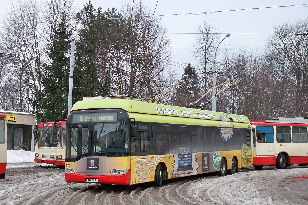 Вильнюс, Solaris Trollino II 15 AC № 1701