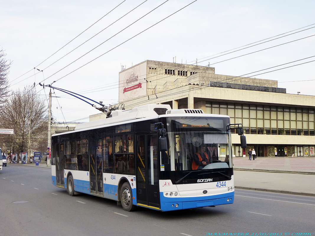 Крымский троллейбус, Богдан Т70110 № 4344