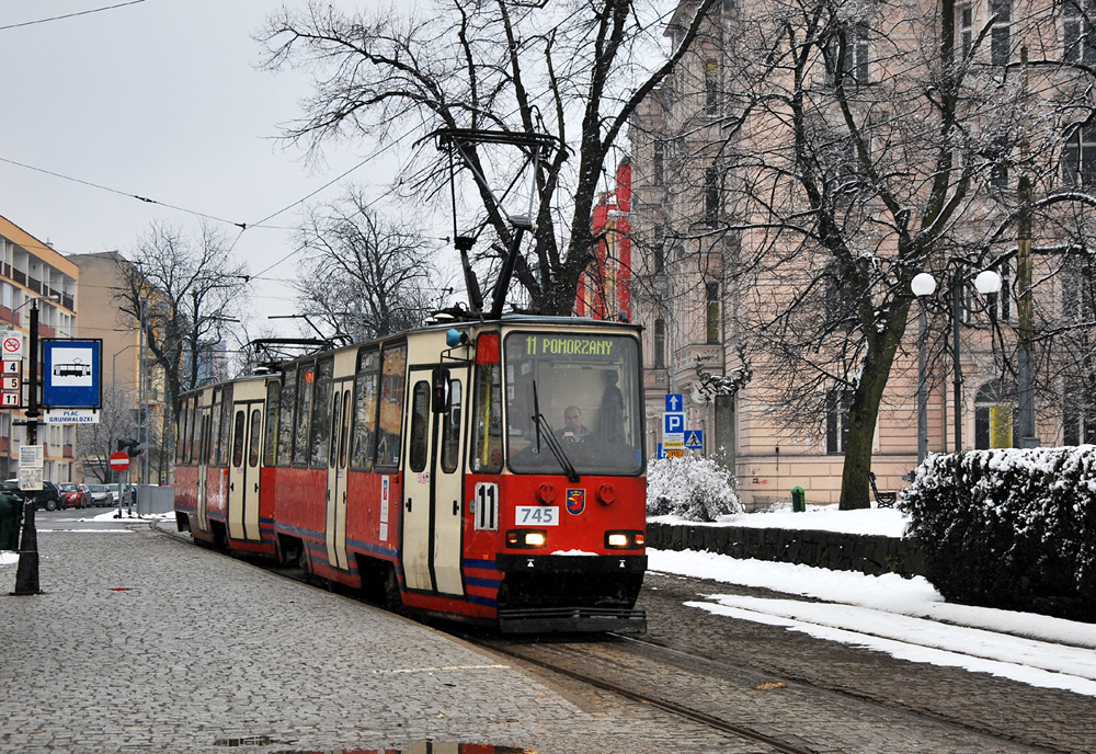 Щецин, Konstal 105Ng/S № 745