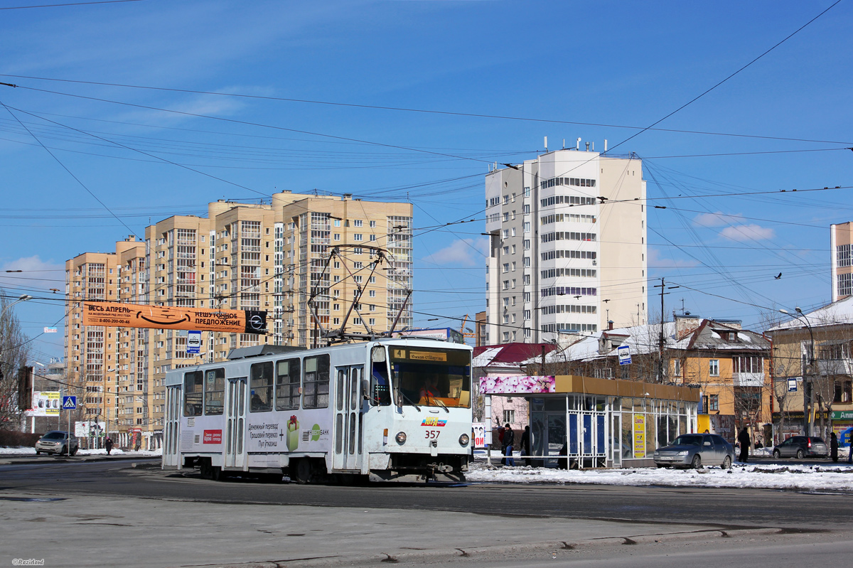 Yekaterinburg, Tatra T6B5SU # 357