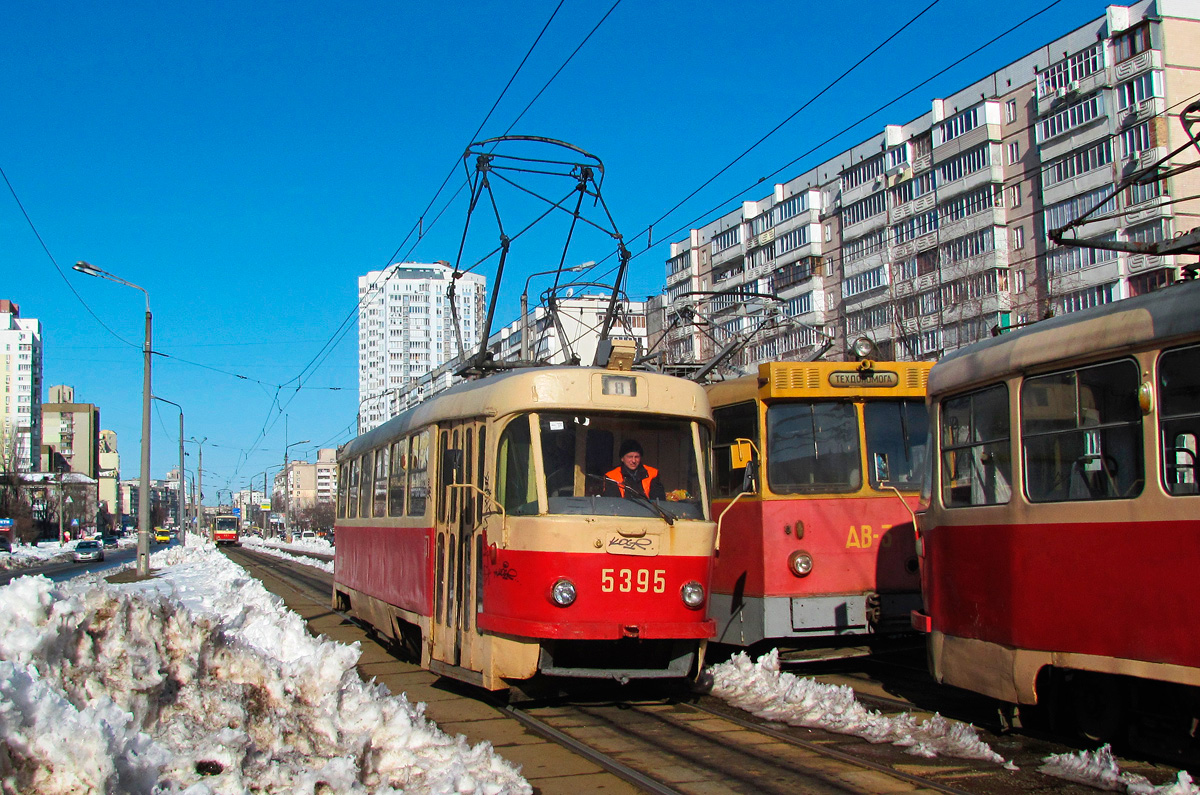 Київ, Tatra T3SU (двухдверная) № 5395