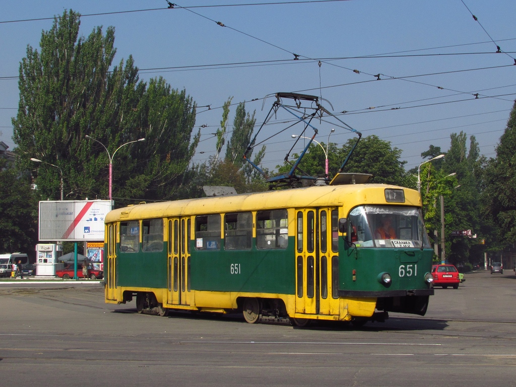 Каменское, Tatra T3SU № 651