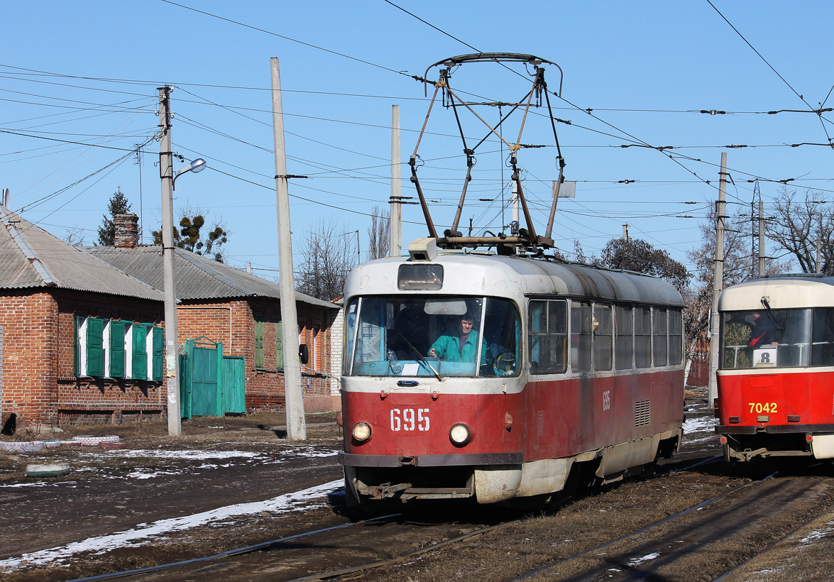 Харьков, Tatra T3SU № 695