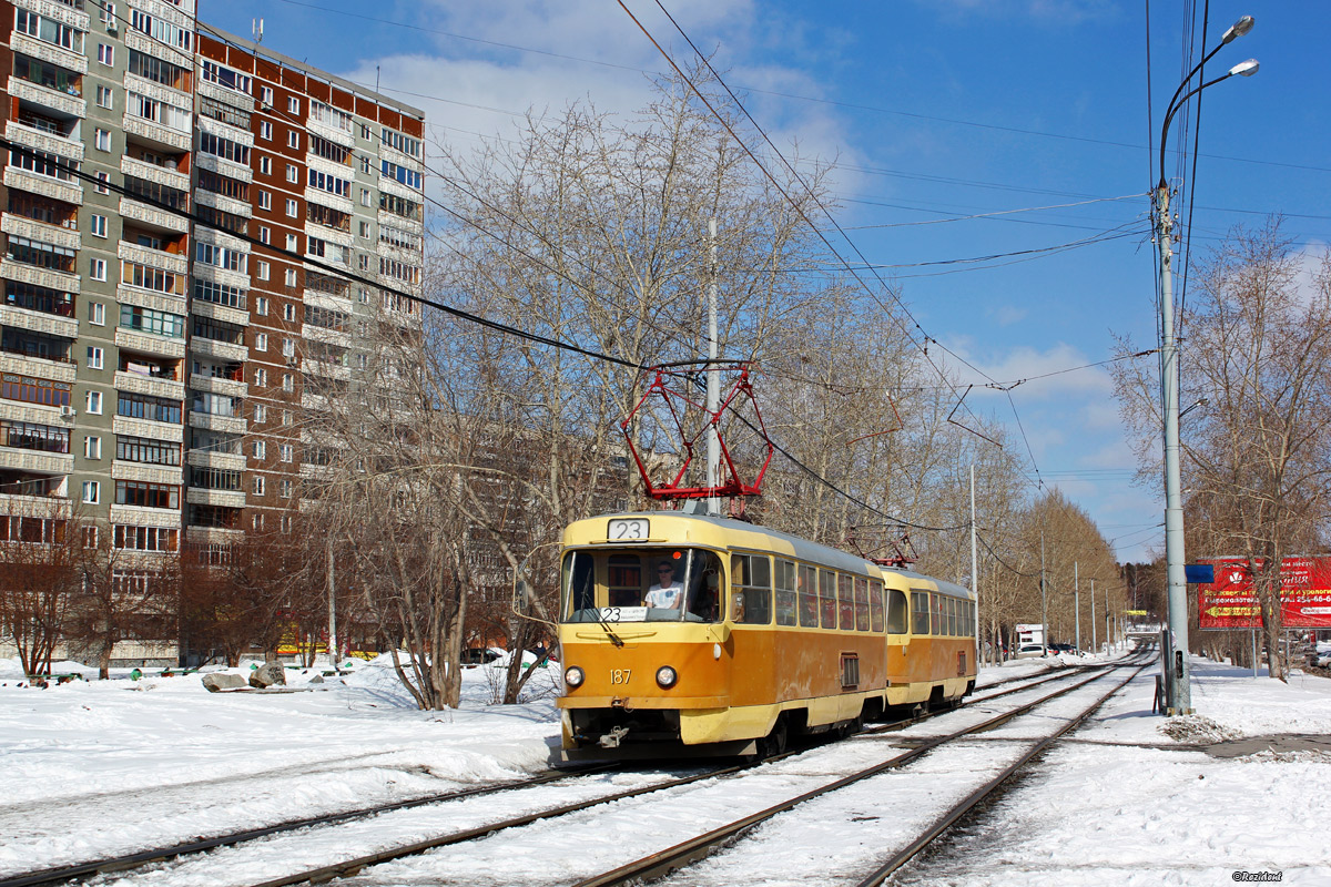 Екатеринбург, Tatra T3SU № 187