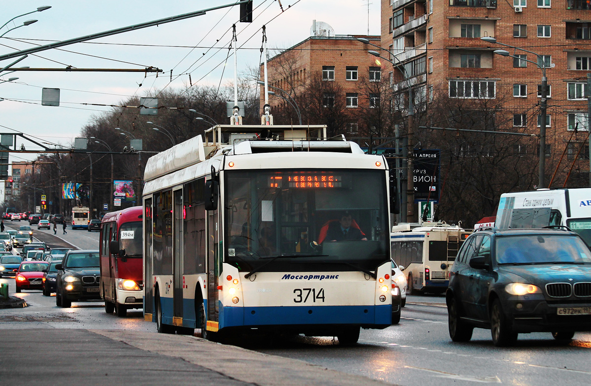Москва, Тролза-5265.00 «Мегаполис» № 3714