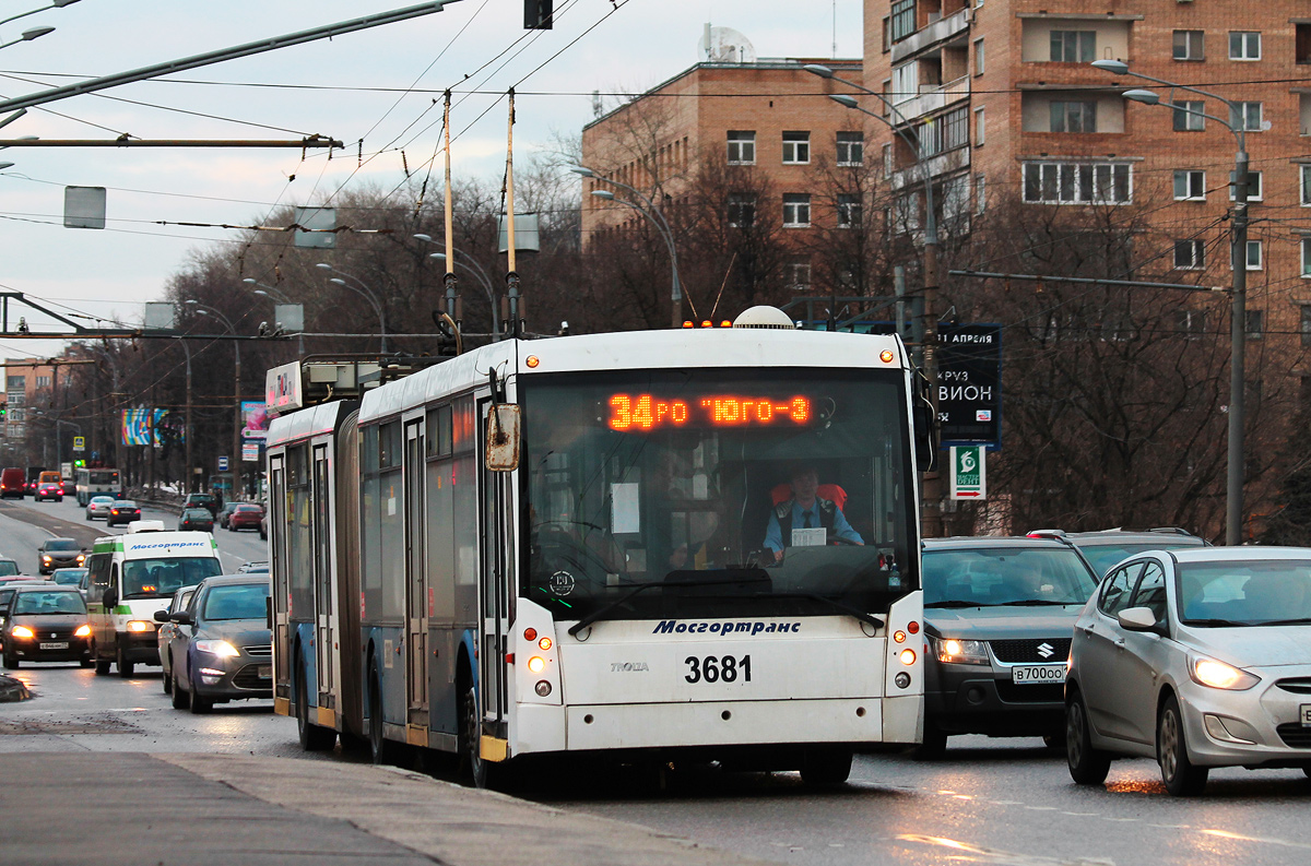 Москва, Тролза-6206.01 «Мегаполис» № 3681