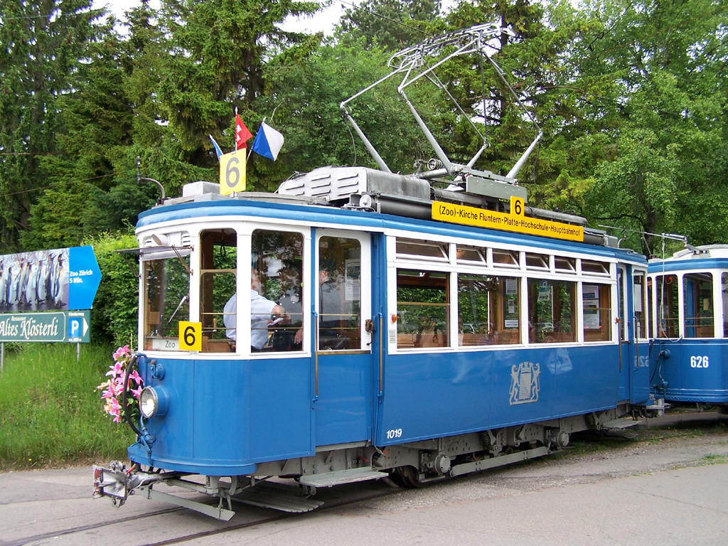 Цюрих, SWS/MFO Ce 2/2 № 1019; Цюрих — 40-летие клуба TMZ, открытие музея Burgwies