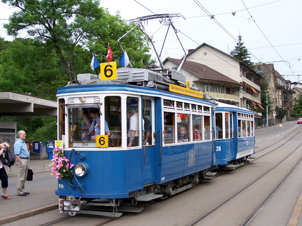 Цюрих, SWS/MFO Ce 2/2 № 1019; Цюрих — 40-летие клуба TMZ, открытие музея Burgwies