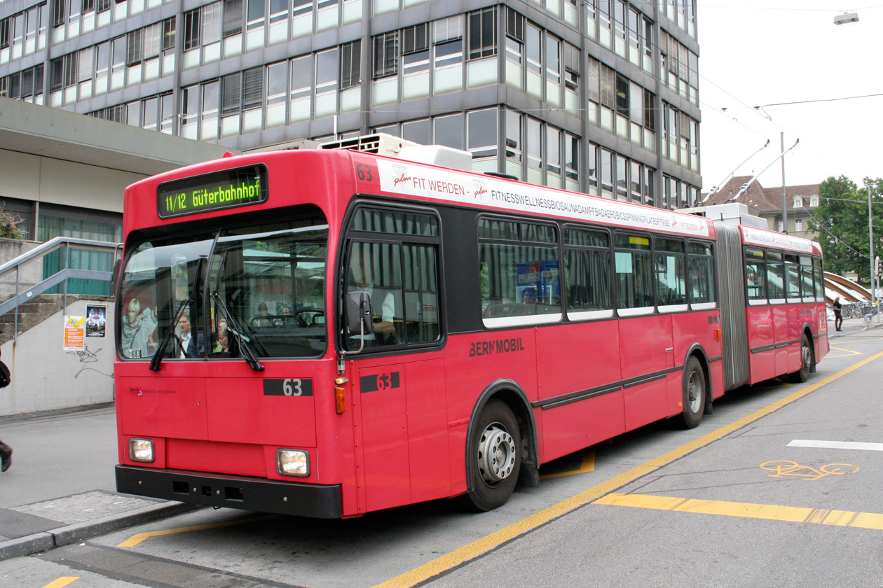 Берн, Volvo/R&J/BBC-SAAS B10M-55 № 63