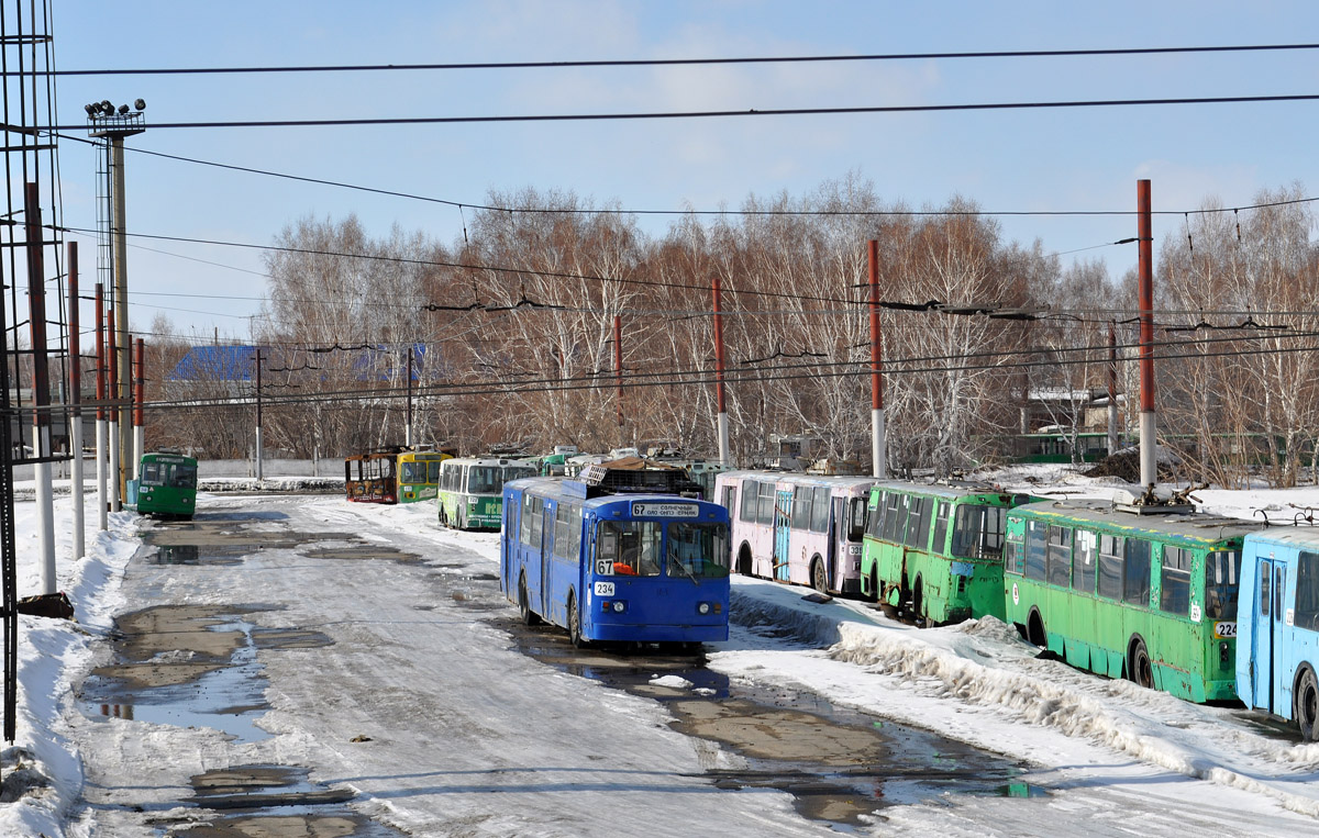 Омбы, AKSM 101 № 234; Омбы — Trolleybus depot 2 (Left Bank) (closed) Омбы, AKSM 101 № 234; Омбы — Trolleybus depot 2 (Left Bank) (closed)