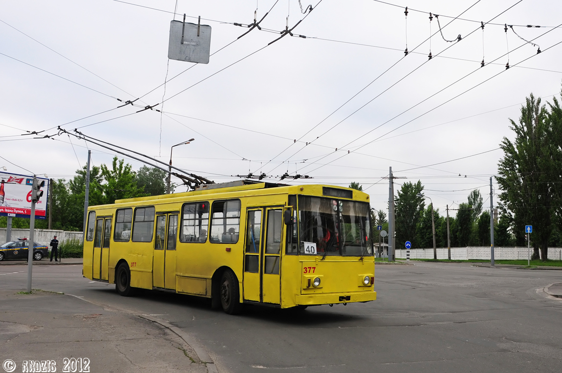 Киев, Škoda 14Tr02/6 № 377