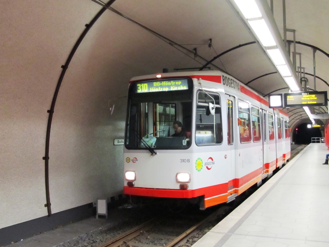 Bochum – Gelsenkirchen, Duewag M6S # 310 Bochum – Gelsenkirchen, Duewag M6S # 310