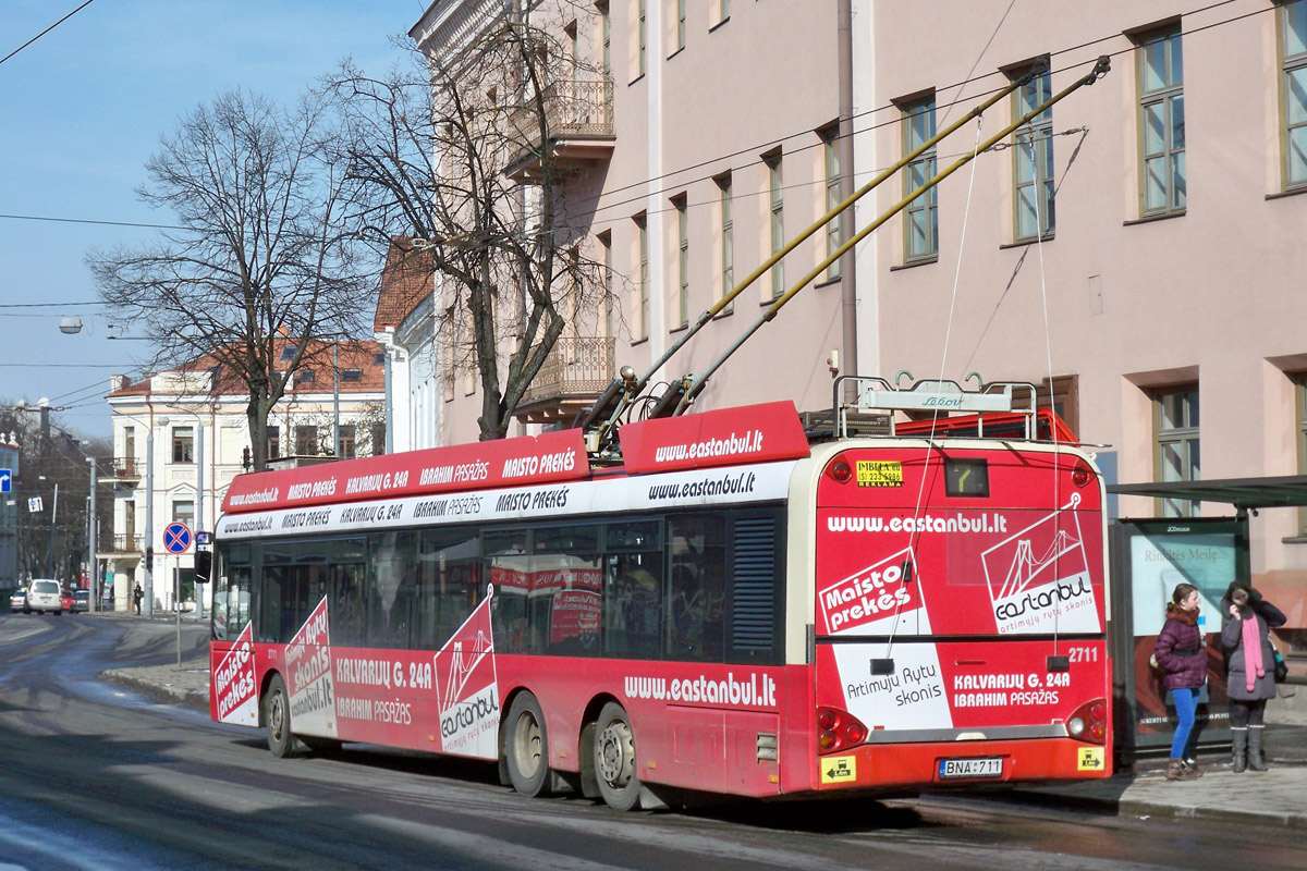 Вильнюс, Solaris Trollino II 15 AC № 2711