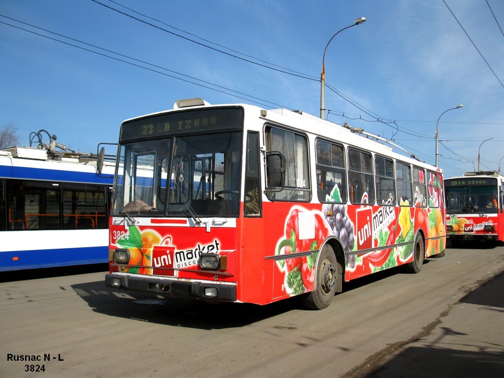 Кишинёв, Škoda 14TrDT/6M № 3824; Кишинёв — Конечные станции и диспетчерские