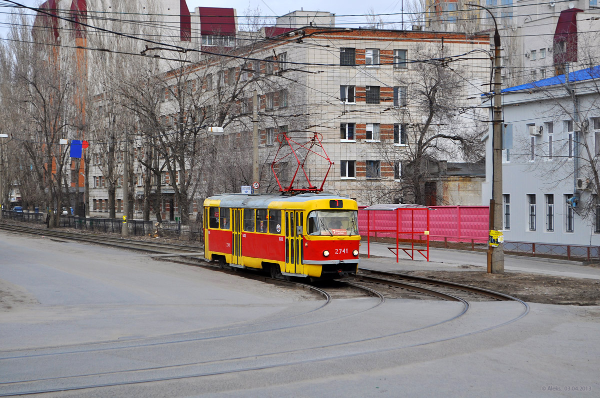 Волгоград, Tatra T3SU № 2741