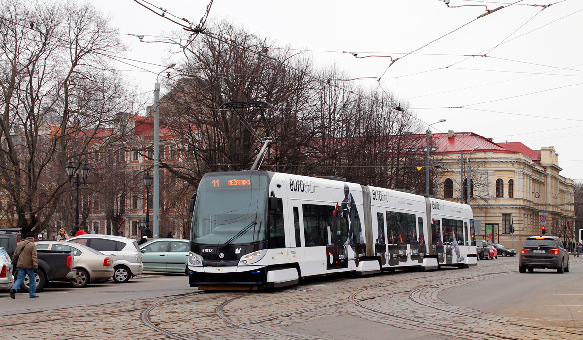 Riga, Škoda 15T ForCity Alfa Riga Nr. 57038