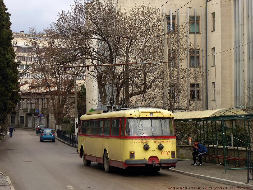 Крымский троллейбус, Škoda 9Tr24 № 5607