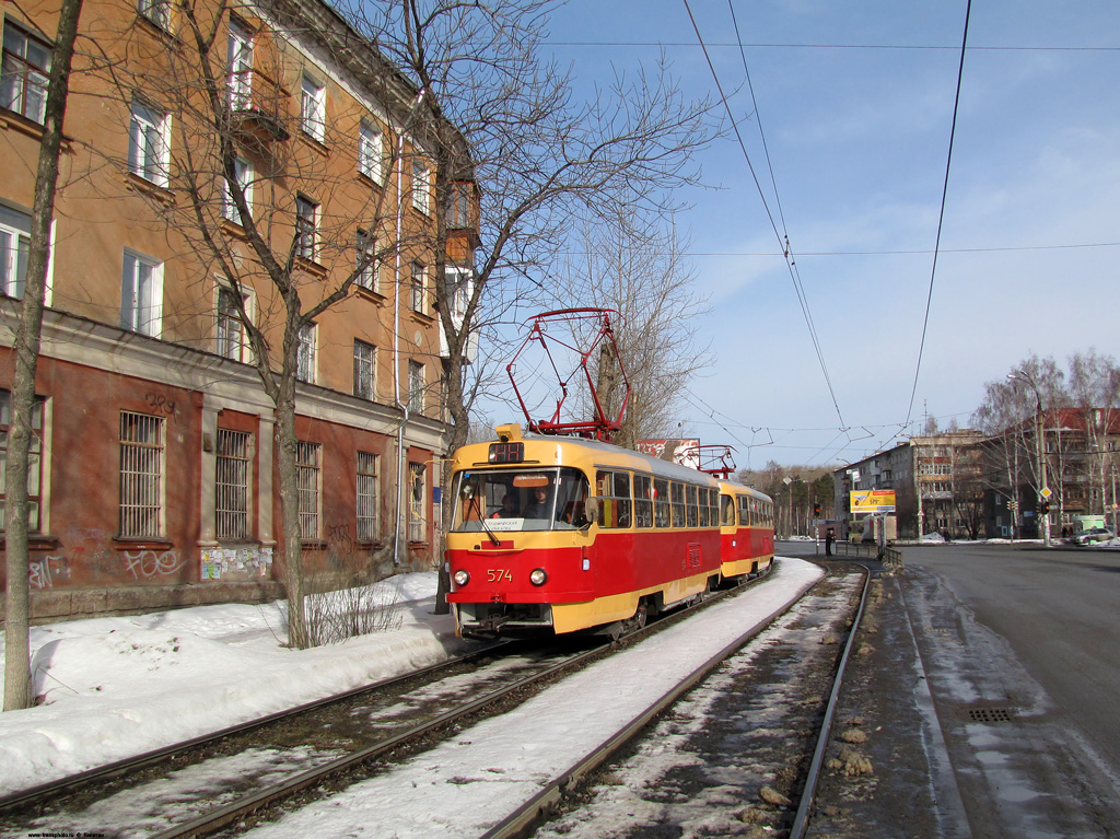Jekaterinburg, Tatra T3SU № 574