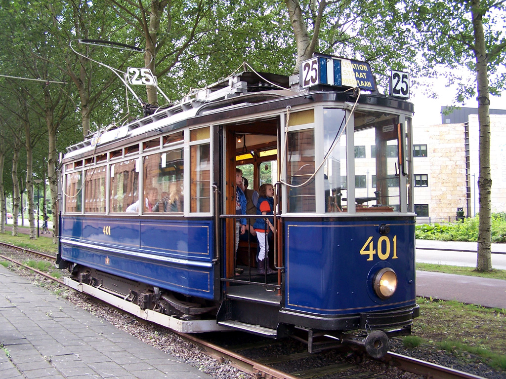 Amsterdam, Werkspoor 2-axle motor car Br. 401 Amsterdam, Werkspoor 2-axle motor car Br. 401