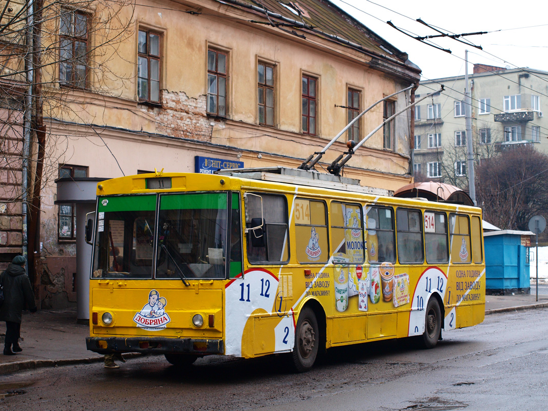 Львов, Škoda 14Tr02/6 № 514