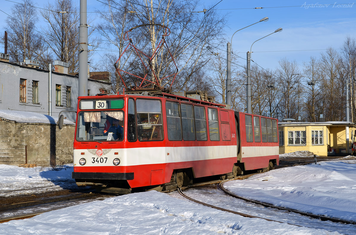 Sankt-Peterburg, LVS-86K № 3407 Sankt-Peterburg, LVS-86K № 3407