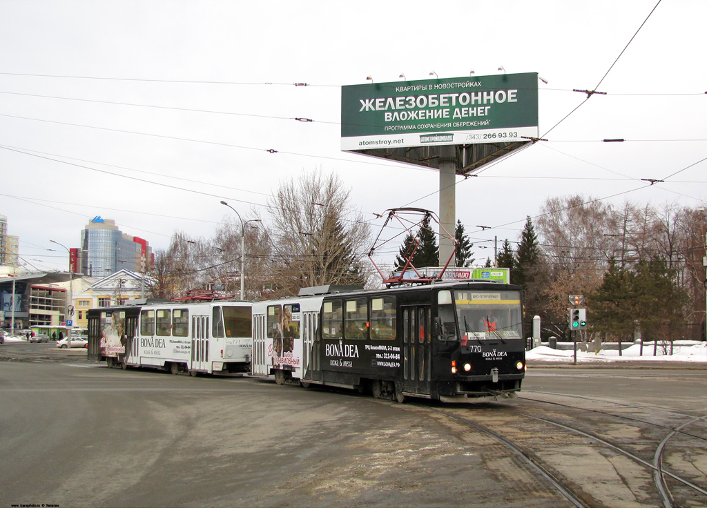 Екатеринбург, Tatra T6B5SU № 770
