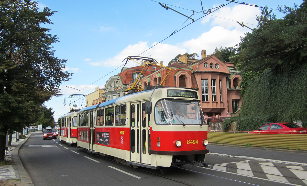 Прага, Tatra T3R.P № 8494