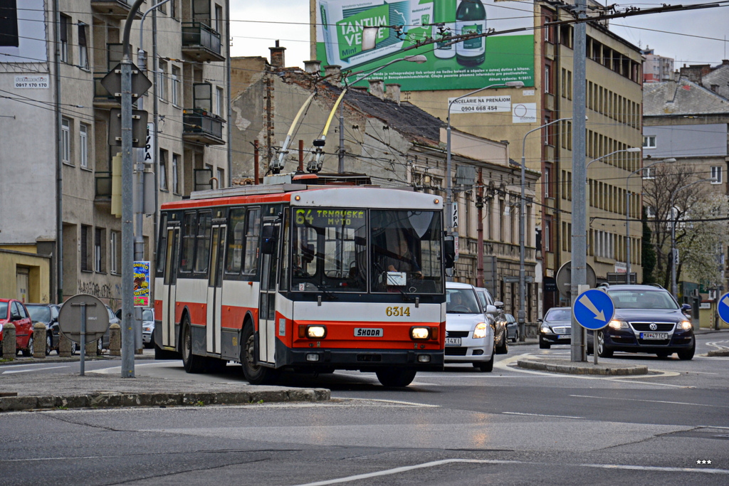 Братислава, Škoda 14Tr10/6 № 6314 Братислава, Škoda 14Tr10/6 № 6314