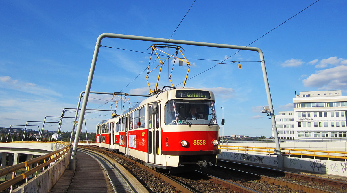 Прага, Tatra T3R.P № 8538