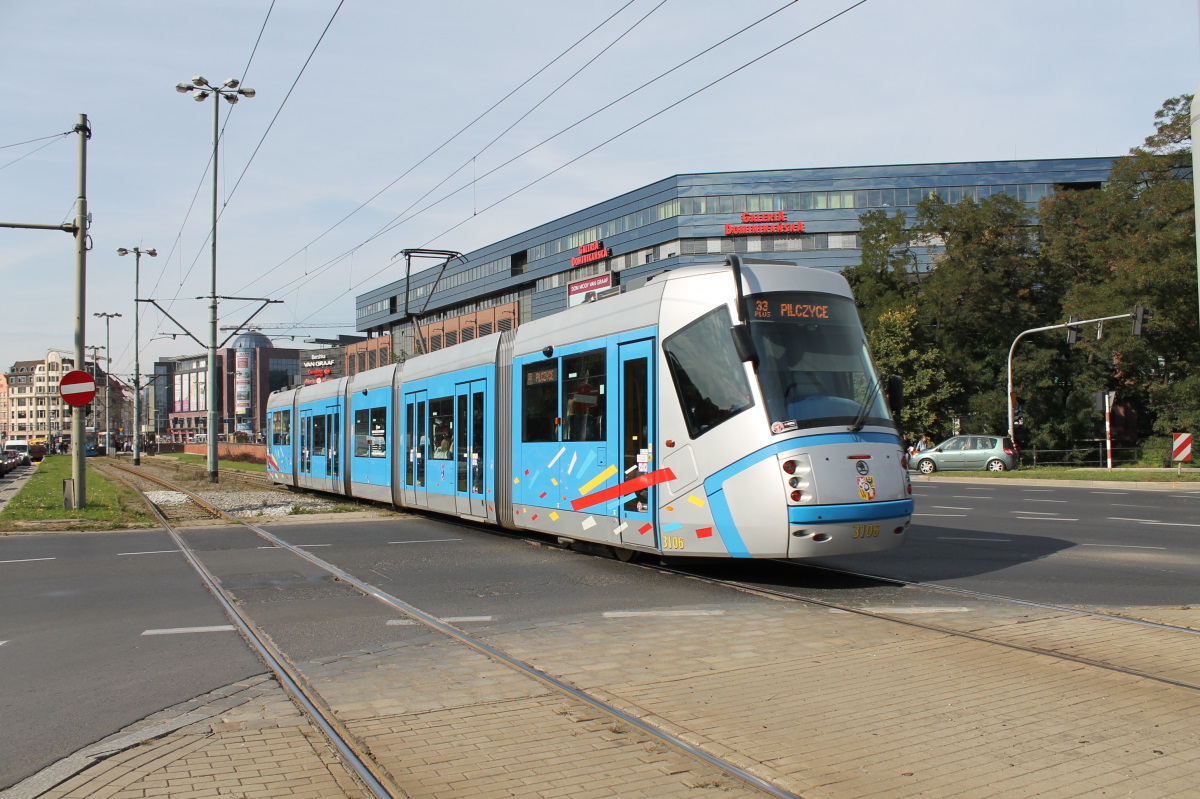 Wrocław, Škoda 19T Elektra № 3106 Wrocław, Škoda 19T Elektra № 3106