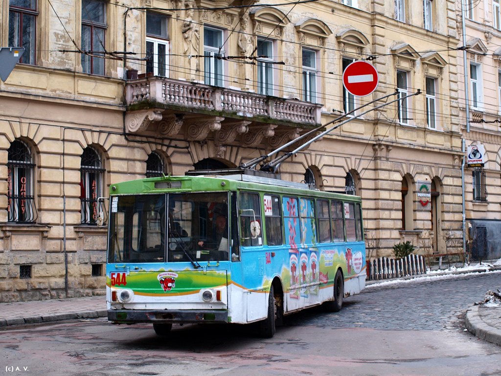 Львов, Škoda 14Tr89/6 № 544