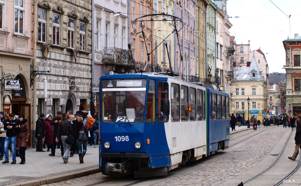 Львов, Tatra KT4SU № 1098