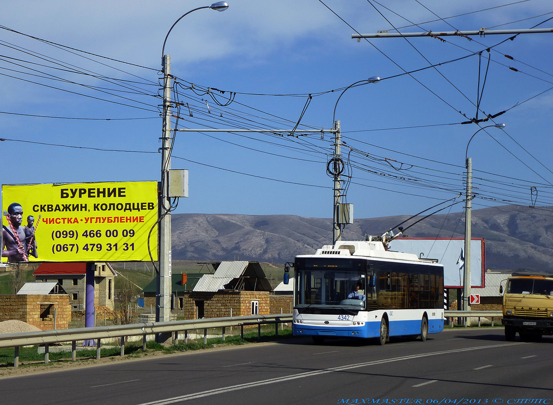 Крымский троллейбус, Богдан Т70110 № 4342