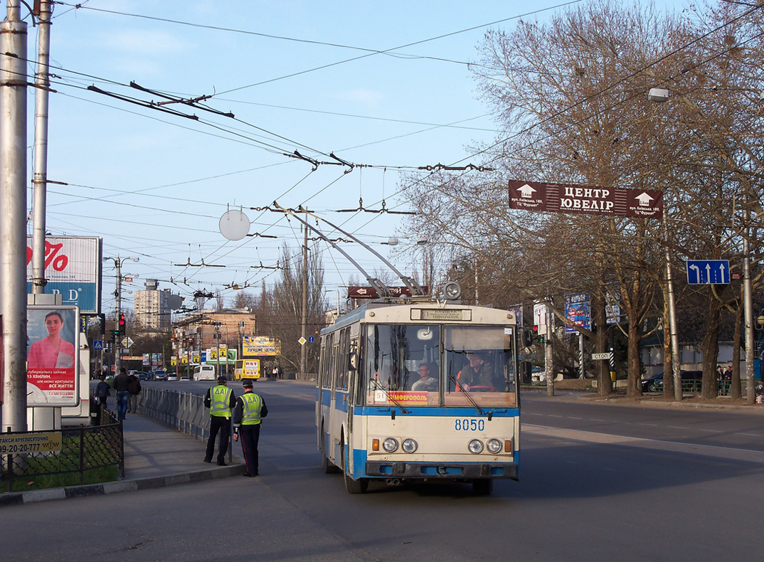 Крымский троллейбус, Škoda 14Tr02/6 № 8050