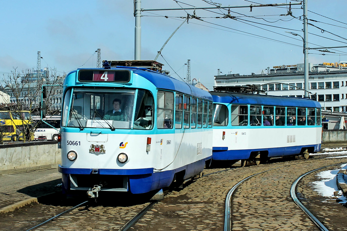Рига, Tatra T3A № 50661