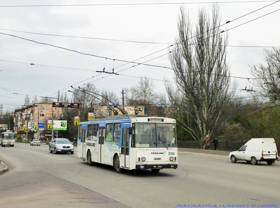 Крымский троллейбус, Škoda 14Tr11/6 № 2155