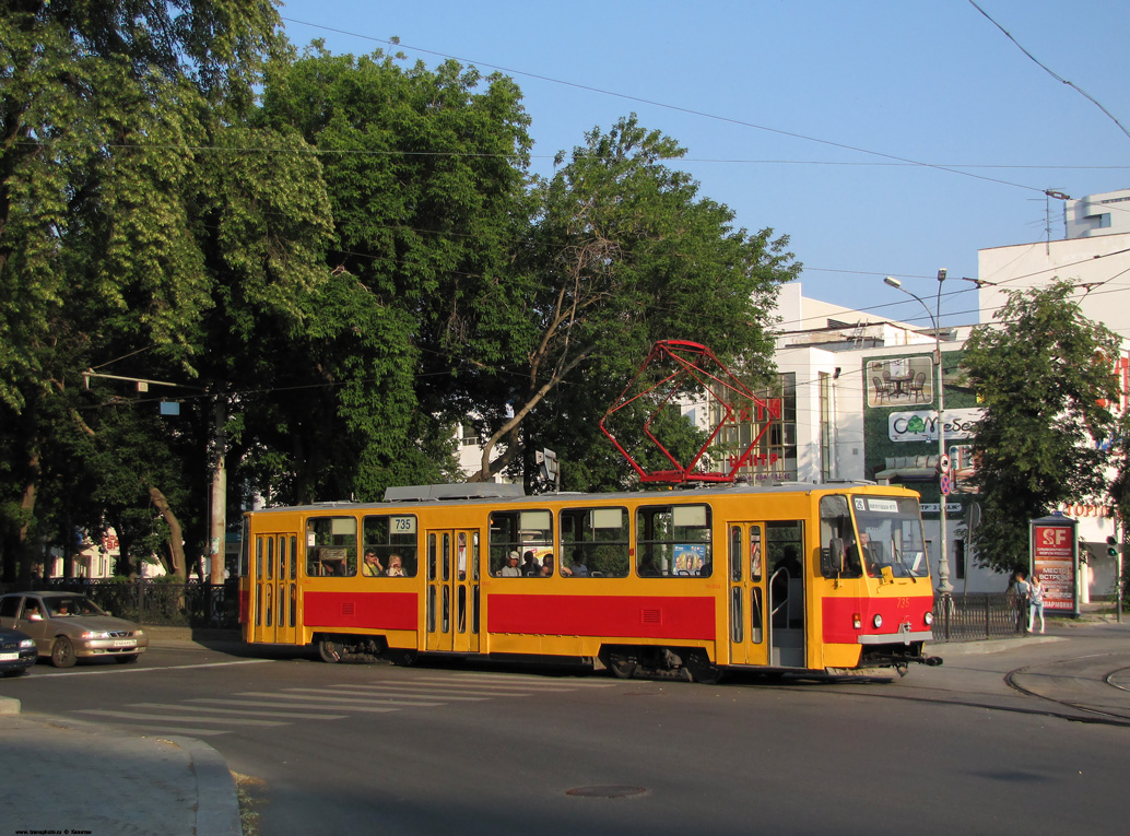 Yekaterinburg, Tatra T6B5SU № 735