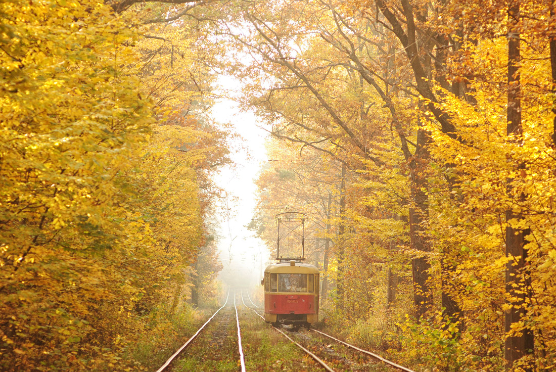 Kyiv — Tramway lines: Podilske depot network — north