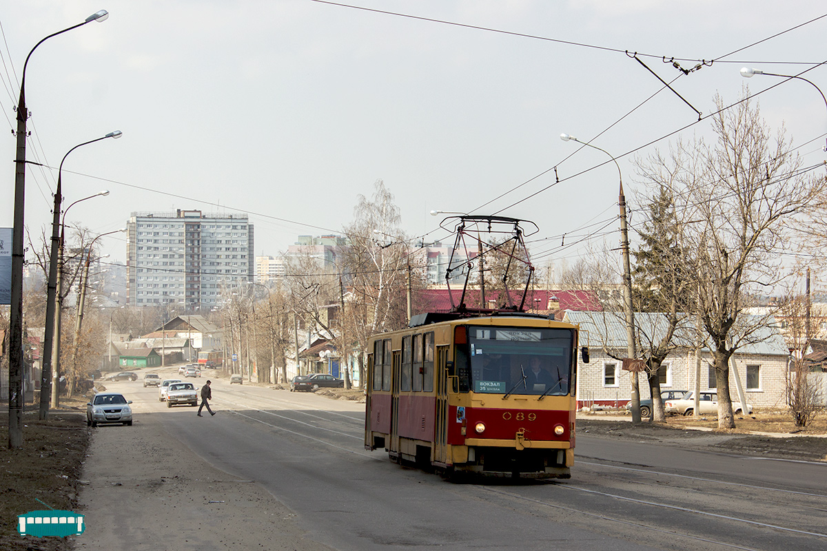Орёл, Tatra T6B5SU № 089; Орёл — Автономная работа трамвая №4 из-за ремонта Красного моста (2013 г.)
