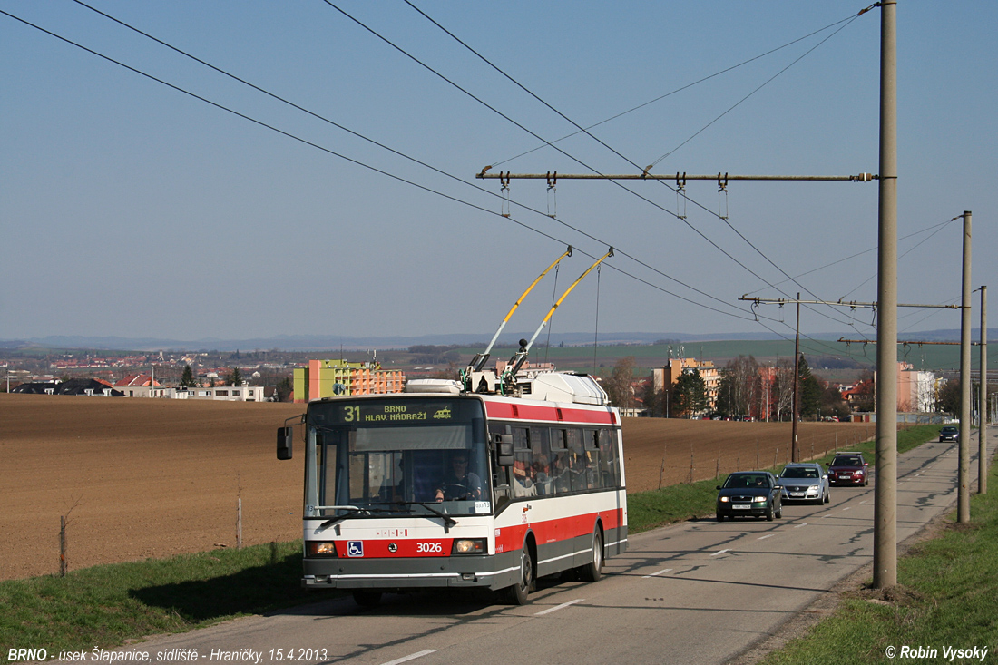 Брно, Škoda 21Tr № 3026